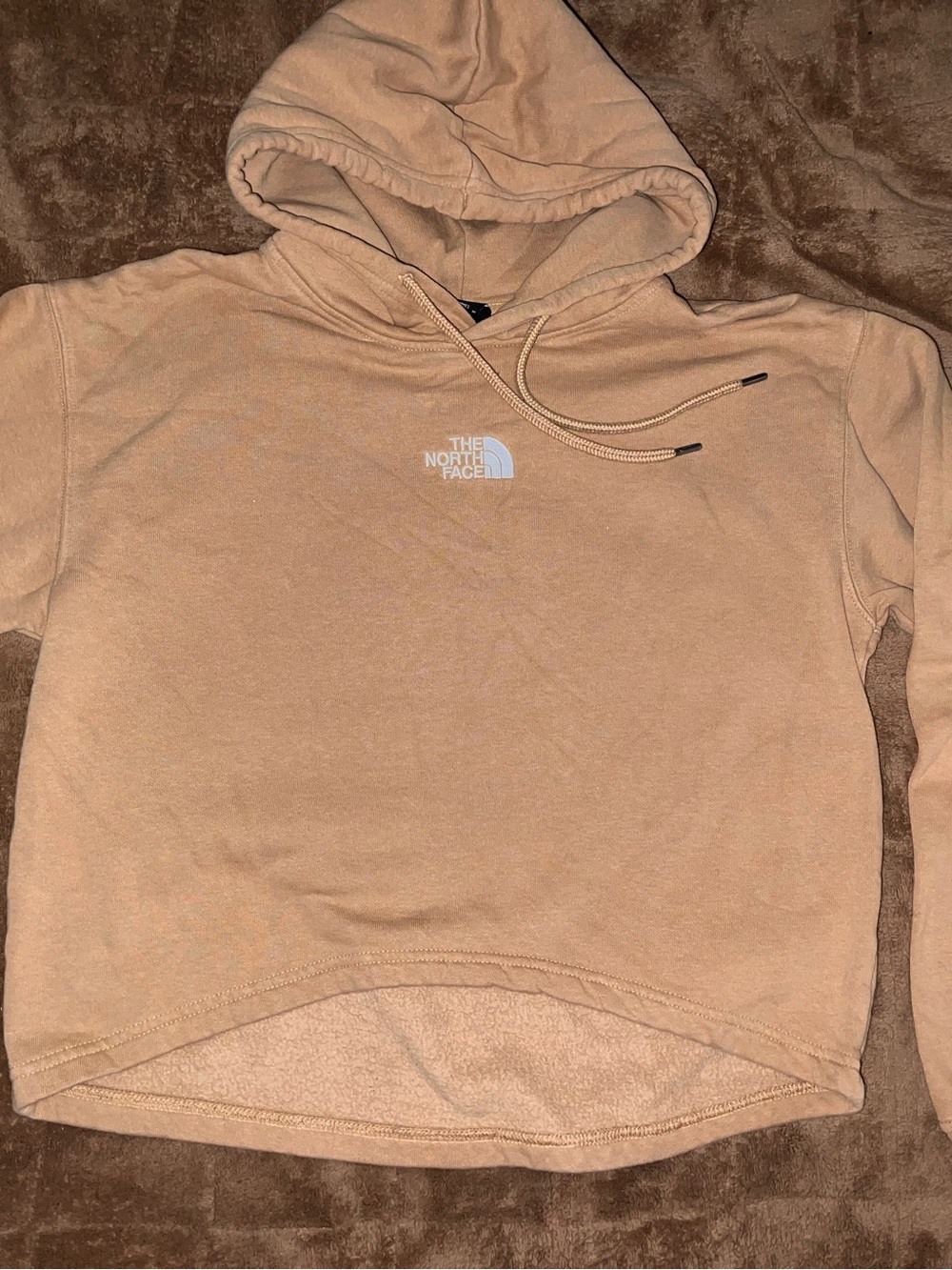 The North Face Evolution Hi-lo Women's Almond Butter Cropped Hoodie M